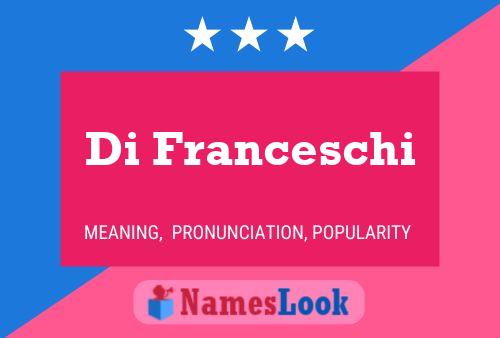 Di Franceschi 名字海报