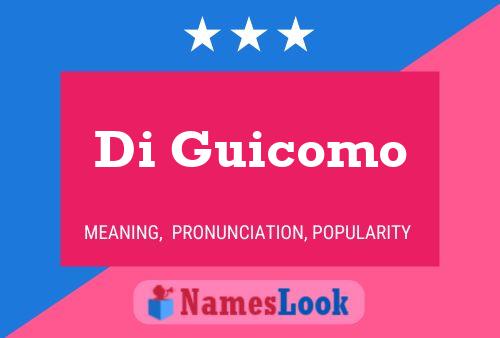 Di Guicomo 名字海报