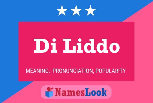 Di Liddo 名字海报