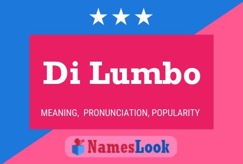 Di Lumbo 名字海报