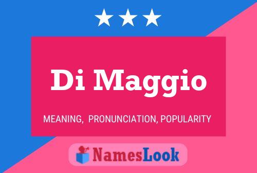 Di Maggio 名字海报