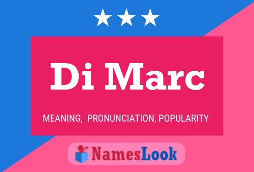 Di Marc 名字海报