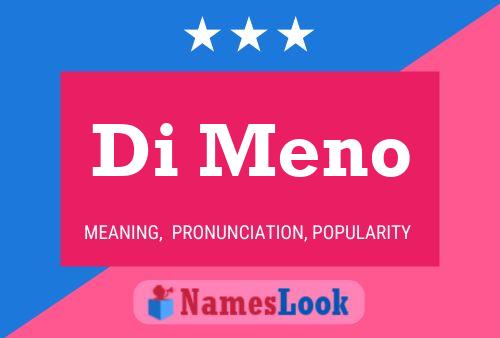 Di Meno 名字海报