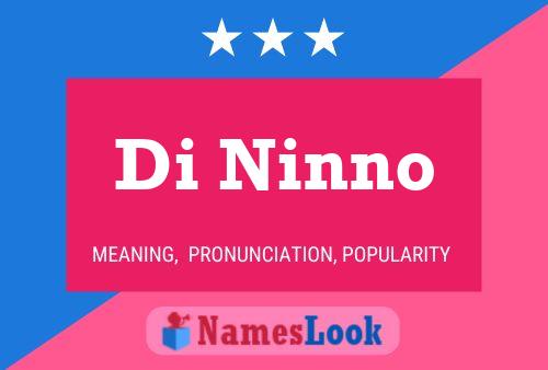 Di Ninno 名字海报