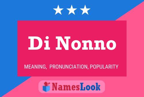 Di Nonno 名字海报