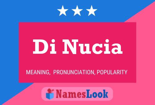 Di Nucia 名字海报