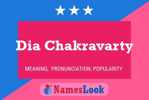 Dia Chakravarty 名字海报