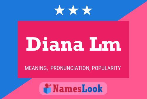 Diana Lm 名字海报