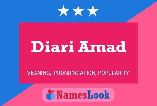 Diari Amad 名字海报