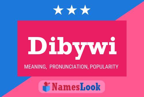 Dibywi 名字海报