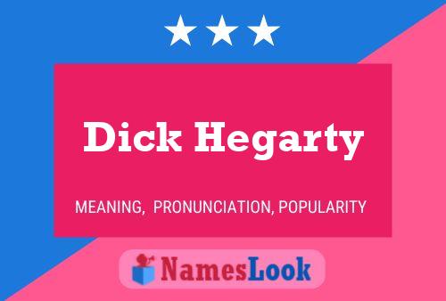 Dick Hegarty 名字海报