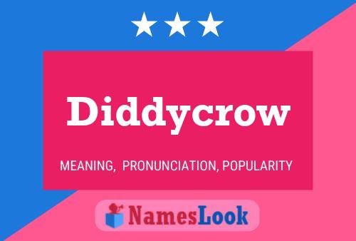 Diddycrow 名字海报