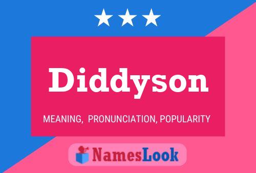 Diddyson 名字海报