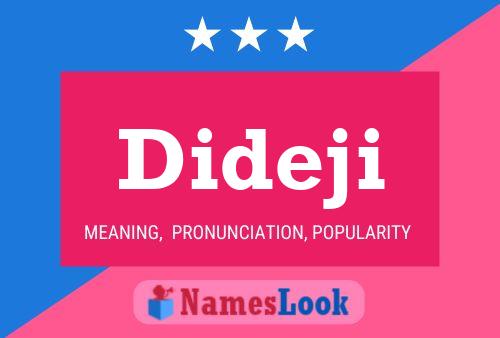 Dideji 名字海报