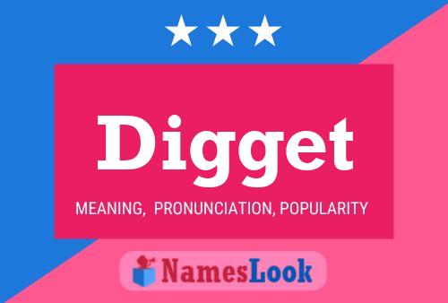 Digget 名字海报