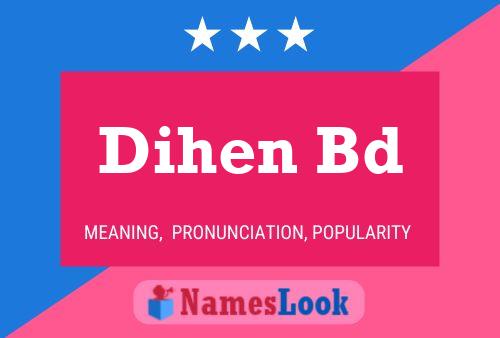 Dihen Bd 名字海报