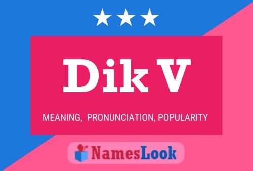 Dik V 名字海报