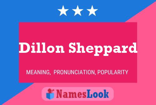 Dillon Sheppard 名字海报