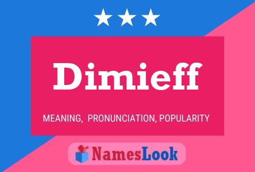 Dimieff 名字海报