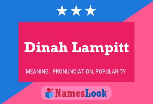 Dinah Lampitt 名字海报