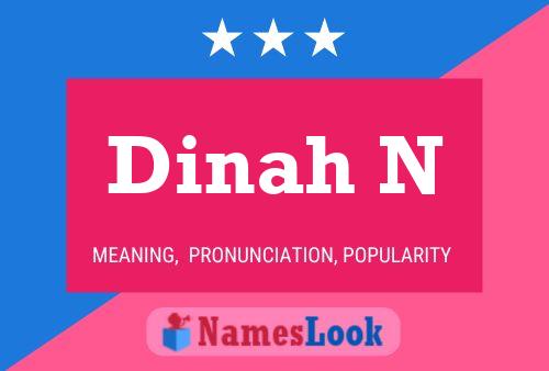 Dinah N 名字海报