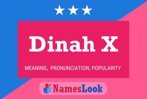 Dinah X 名字海报