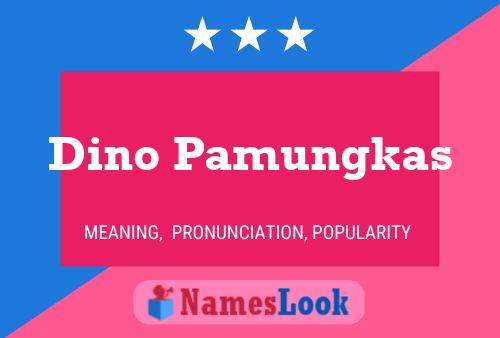 Dino Pamungkas 名字海报