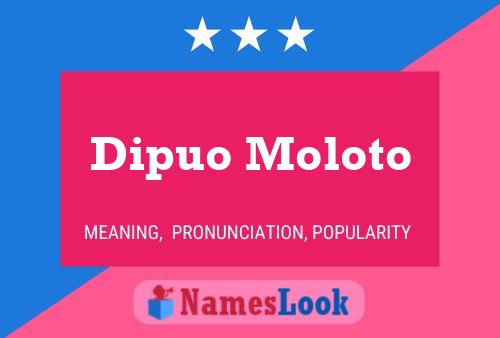 Dipuo Moloto 名字海报