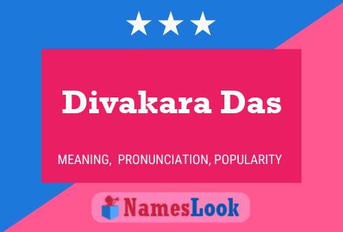 Divakara Das 名字海报