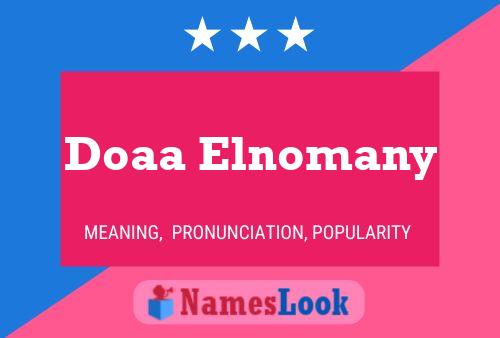 Doaa Elnomany 名字海报