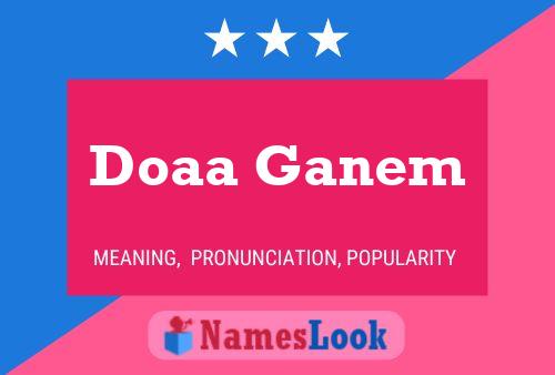 Doaa Ganem 名字海报