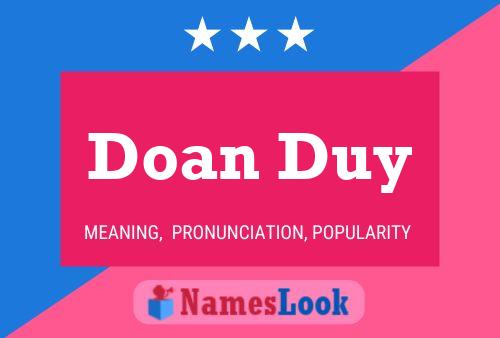 Doan Duy 名字海报