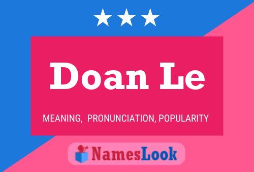 Doan Le 名字海报