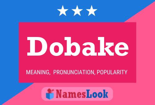 Dobake 名字海报