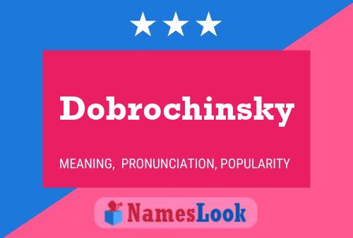 Dobrochinsky 名字海报