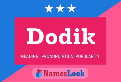 Dodik 名字海报