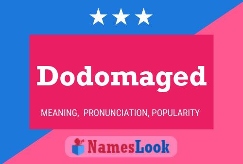 Dodomaged 名字海报