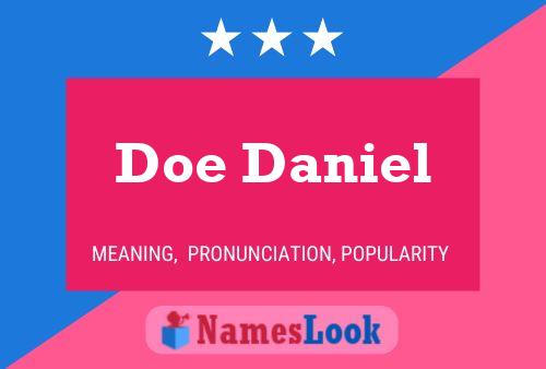 Doe Daniel 名字海报