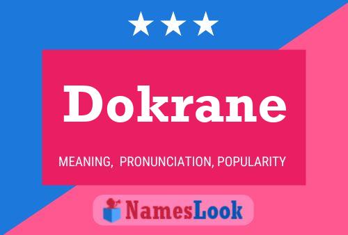 Dokrane 名字海报