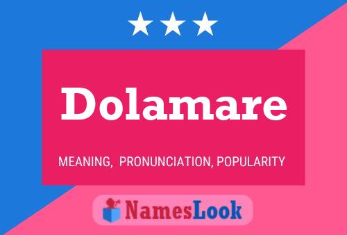 Dolamare 名字海报