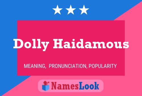 Dolly Haidamous 名字海报