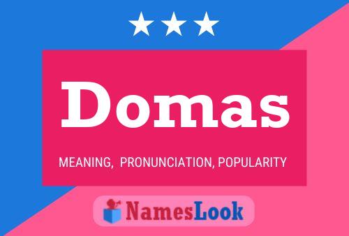 Domas 名字海报