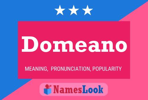 Domeano 名字海报