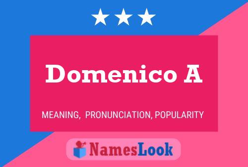 Domenico A 名字海报