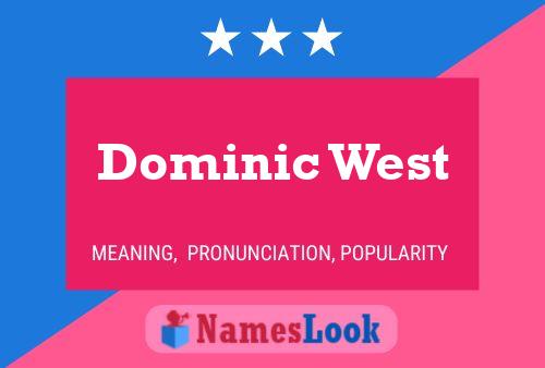 Dominic West 名字海报