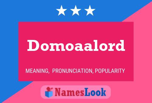 Domoaalord 名字海报