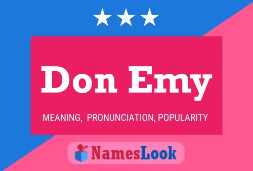 Don Emy 名字海报