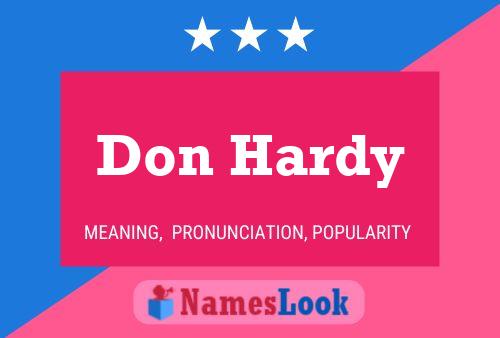 Don Hardy 名字海报