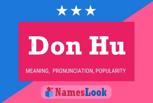 Don Hu 名字海报