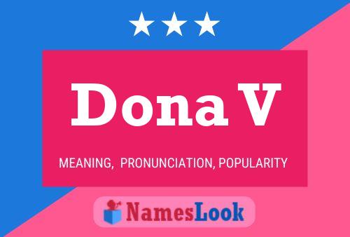 Dona V 名字海报